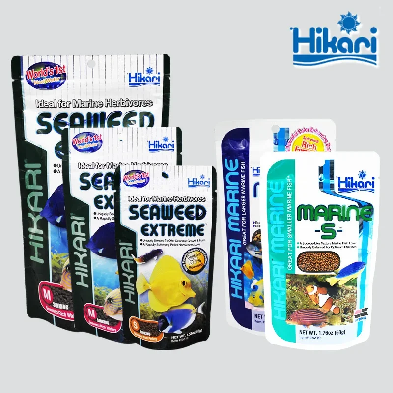 Aquarium Fish Food - ヒカリマリン海水水槽魚用フードベジタリアン草食動物肉食動物シードウィードエクストリーム