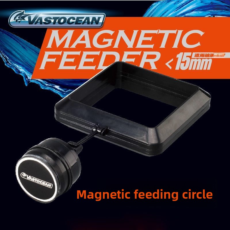 Aquarium Fish Food - VASTOCEAN 磁気給餌リング 水槽用 浮遊防止 魚用餌ディスペンサー 淡水・海水水槽用
