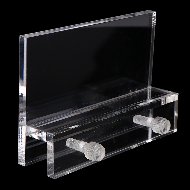 Aquarium Fish Real - アクリル製透明水槽用LEDライトホルダーランプ固定具サポートスタンド簡単設置穴あけ不要