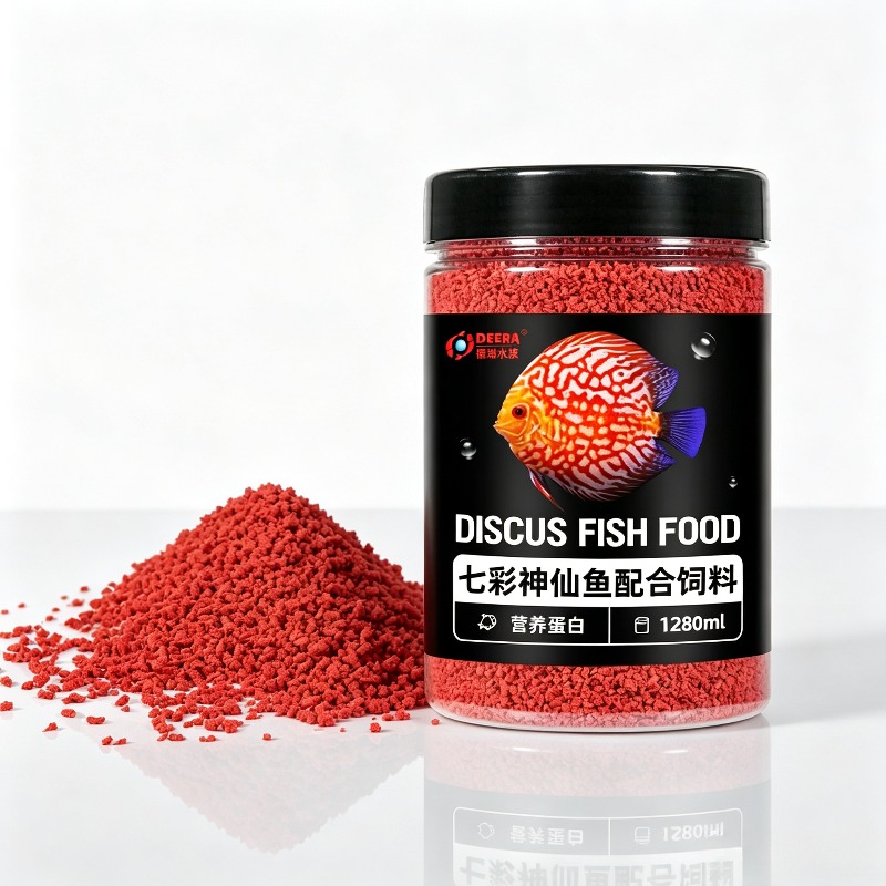 Aquarium Fish Food - ディスカスフィッシュフード 専門的な小粒状顆粒 アンジェルフィッシュと熱帯魚用 高品質水槽用飼料