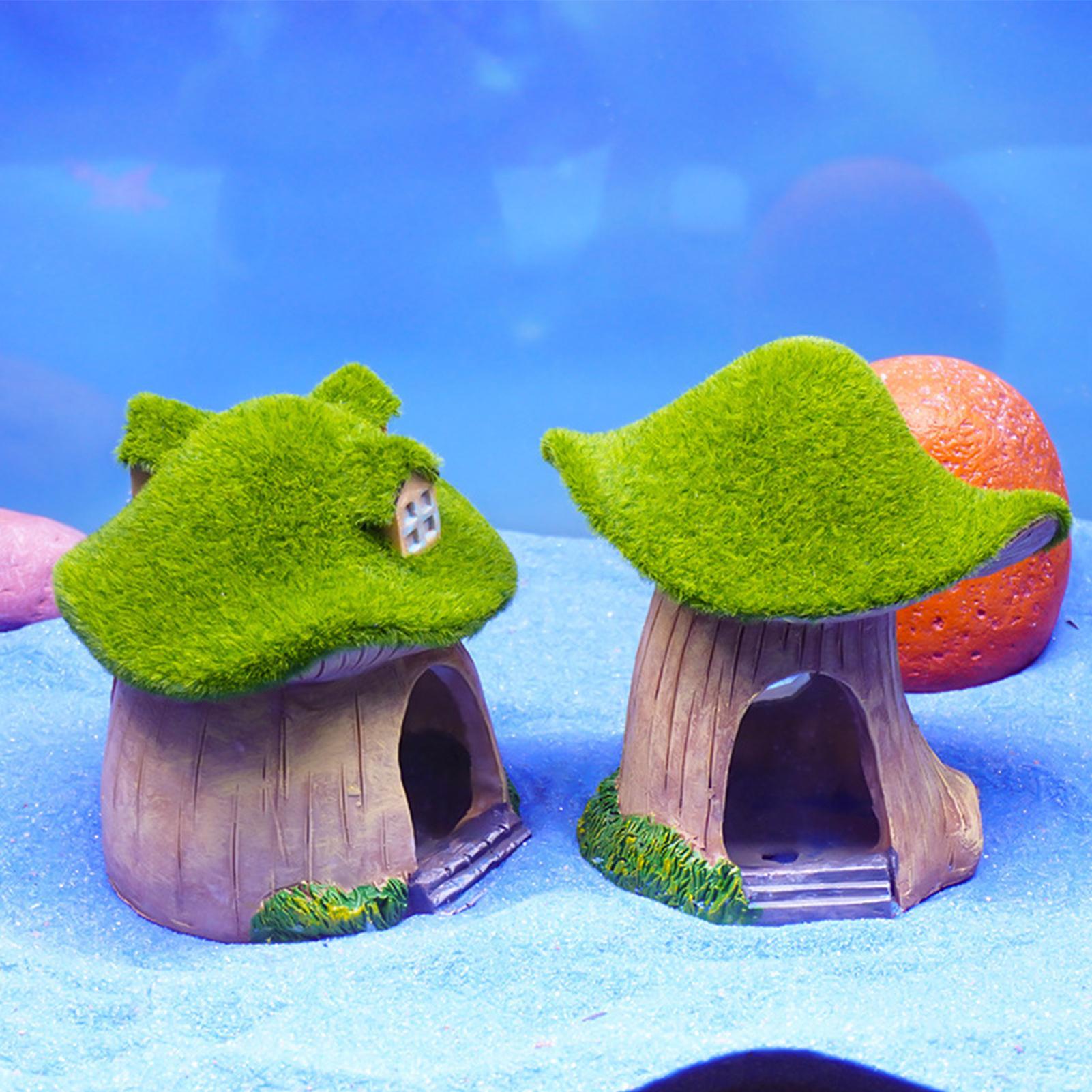 Aquarium Fish Restaurant - 水族館の彫像水中彫刻水槽キノコの装飾リビングルーム寝室書斎レストランアパート用