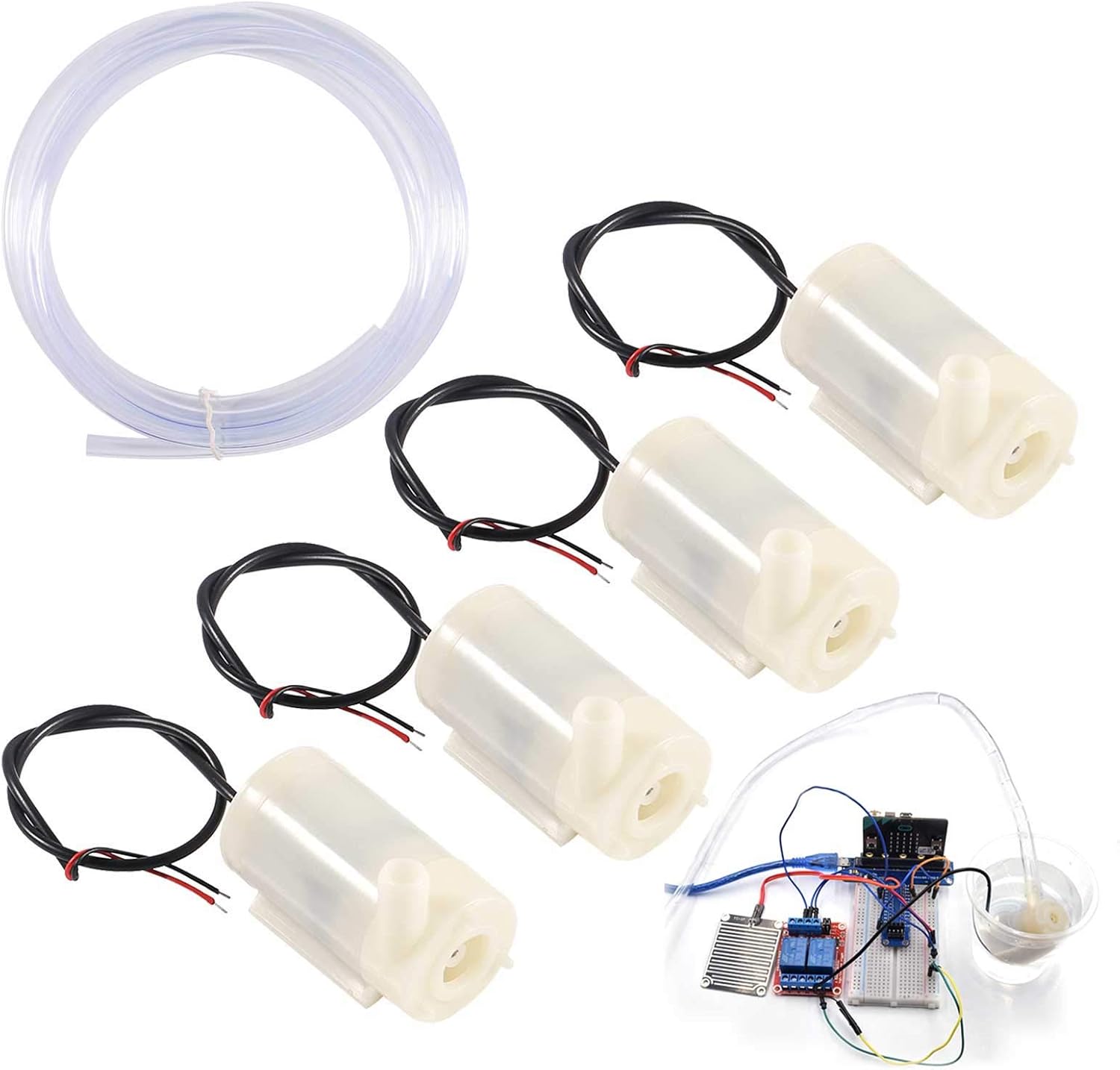 Aquarium Fish Delivery - 4個入り DC 3V 5V マイクロ水中ポンプ 水槽