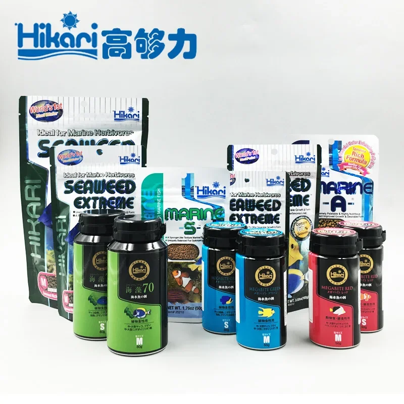 ヒカリマリン海水水槽魚用フードベジタリアン草食動物肉食動物シ - Aquarium Fish Food のレビューと価格