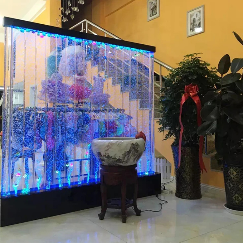 カスタムレストランホテルバー装飾LED発光アクリルバブルウォ - Aquarium Fish Restaurant のレビューと価格