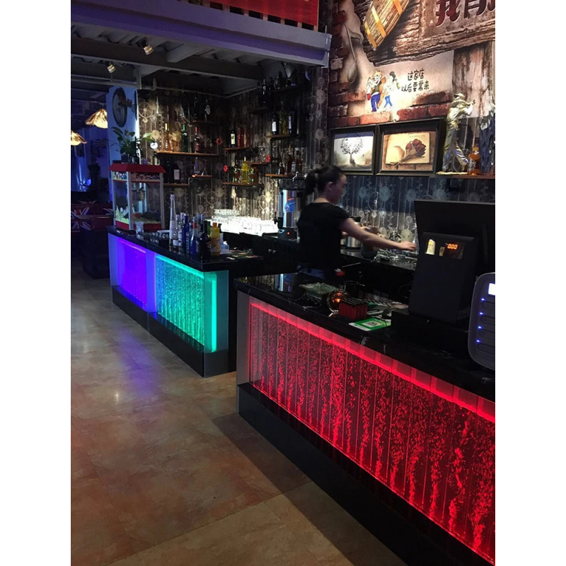カスタムレストランホテルバー装飾LED発光アクリルバブルウォ - Aquarium Fish Restaurant のレビューと価格