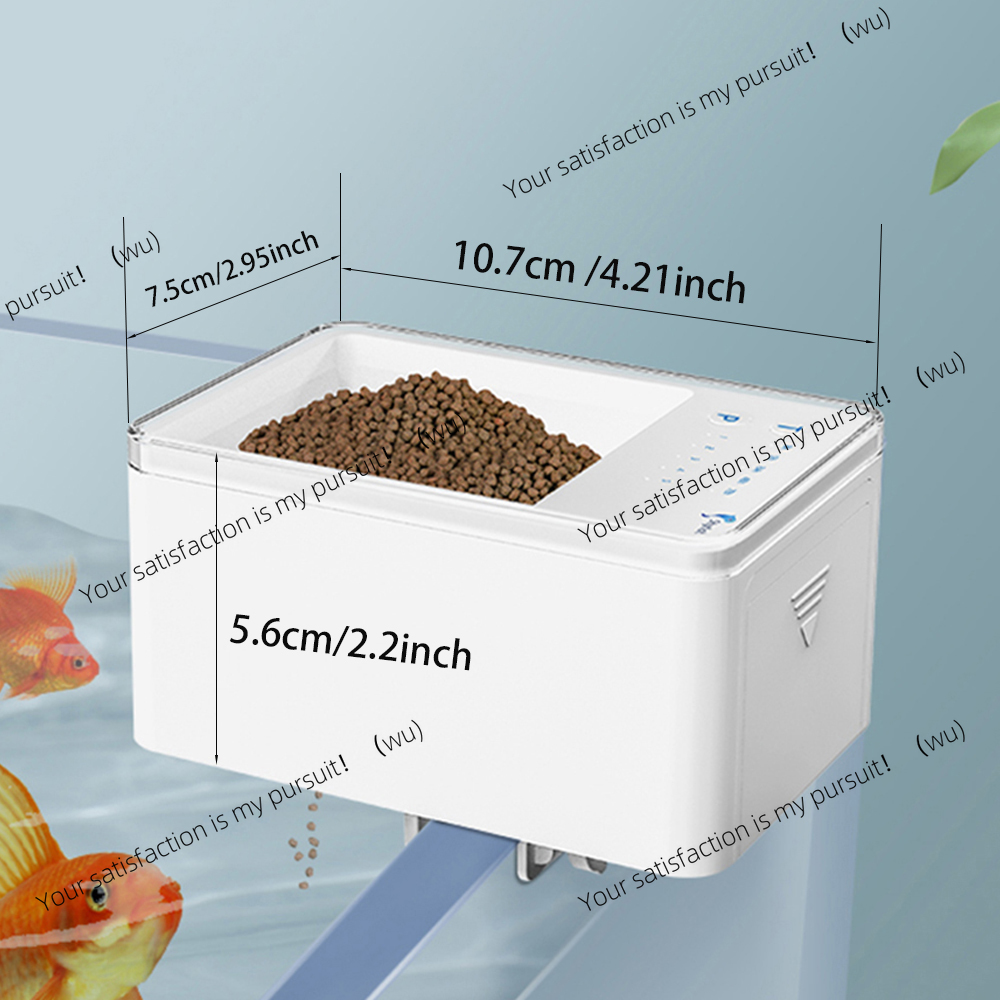 100ML大容量魚フィーダー 携帯電話アプリ制御 WiFiイ - Aquarium Fish Feeder Automatic のレビューと価格