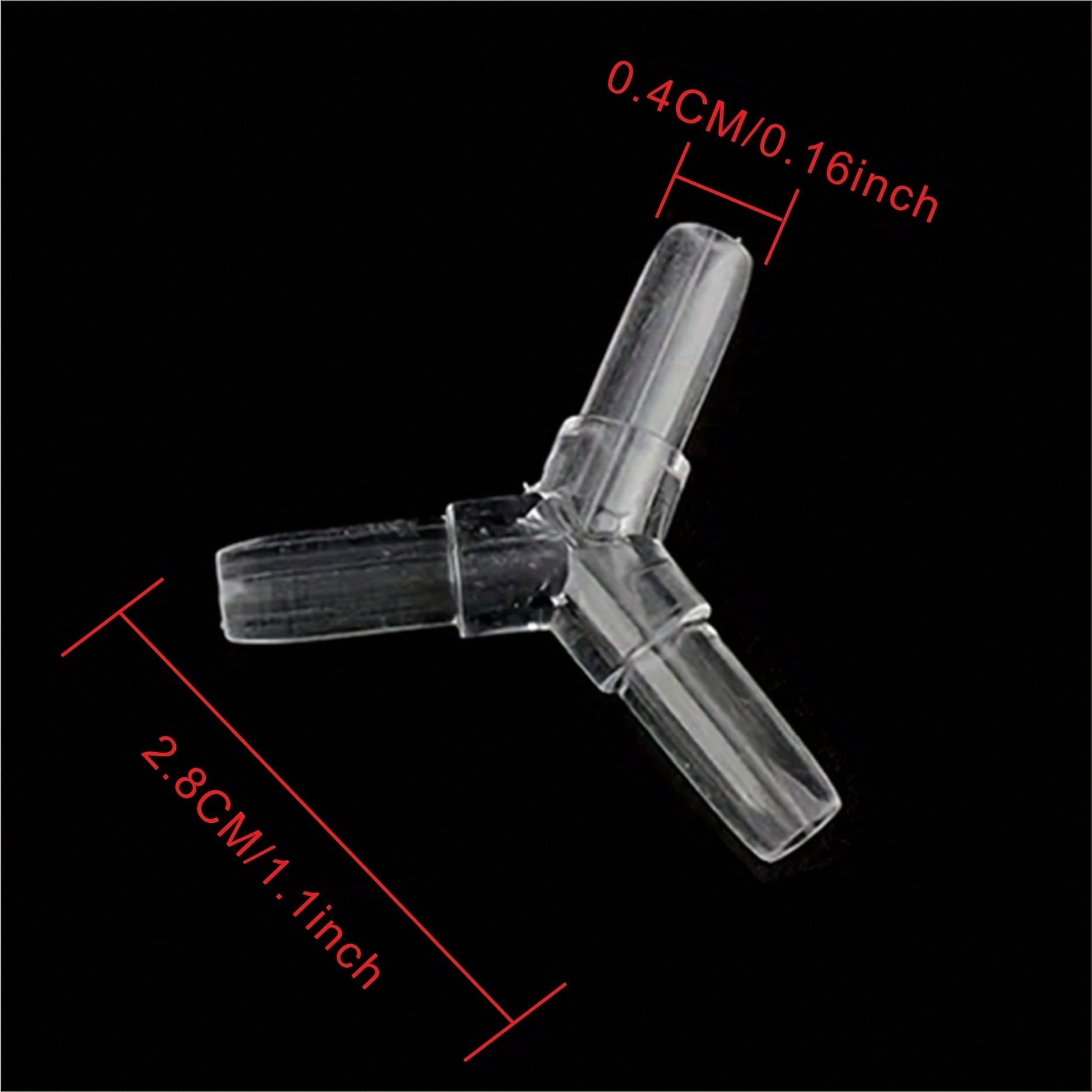10個入り 4mm 透明プラスチック製水槽用「Y」型3方向エ - Aquarium Fish Youtube のレビューと価格
