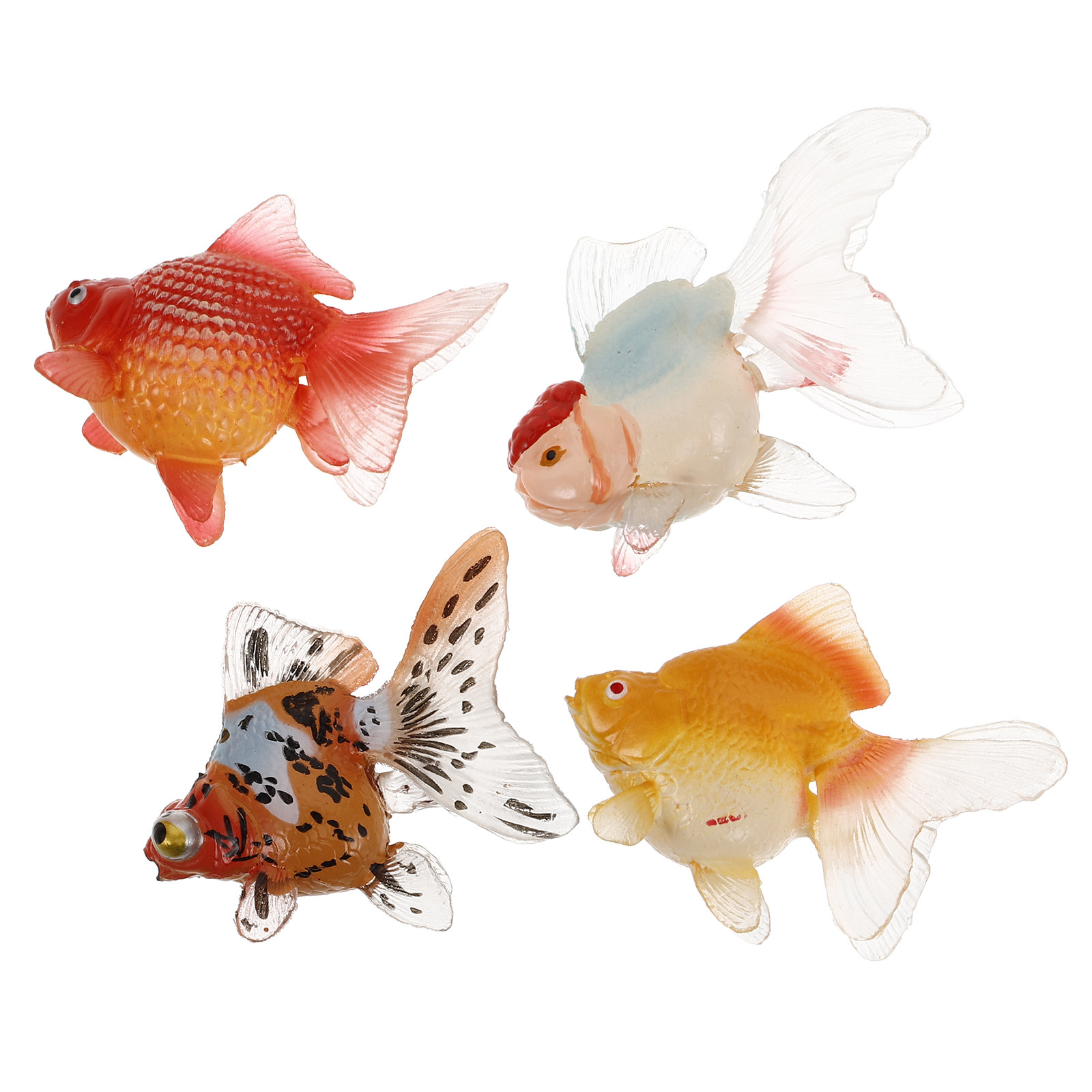 4個入りリアルなフローティングアクアリウムデコレーション人工 - Aquarium Fish Artificial のレビューと価格