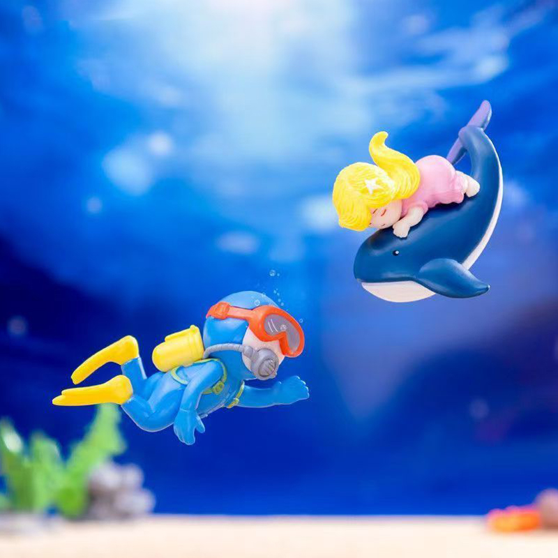 4 ピース/セット水槽ダイバー y 装飾品風景装飾水族館ギフ - Aquarium Fish Popular のレビューと価格
