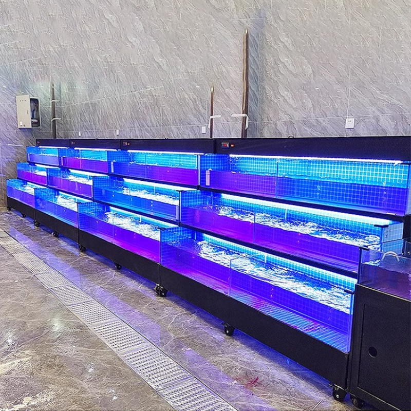 カスタムガラス製シーフード水槽 魚1.5L カスタマイズ可能 - Aquarium Fish Restaurant のレビューと価格