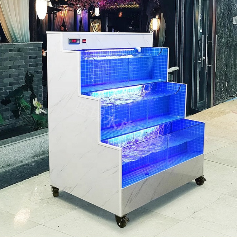 カスタムガラス製シーフード水槽 魚1.5L カスタマイズ可能 - Aquarium Fish Restaurant のレビューと価格