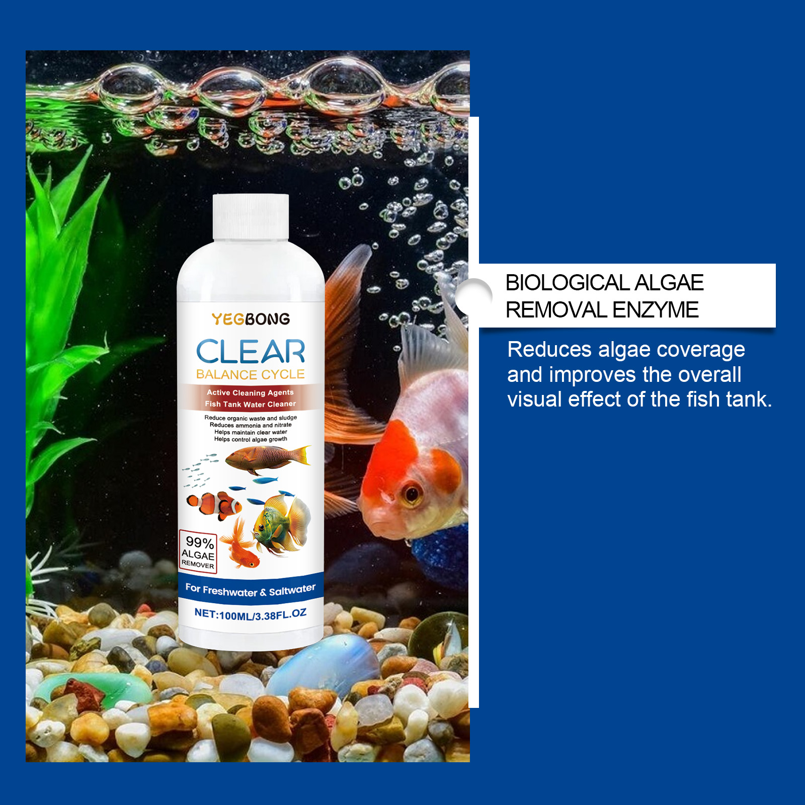 水族館の水精製器 100 ミリリットル淡水海水水槽クリーナー - Aquarium Fish House のレビューと価格