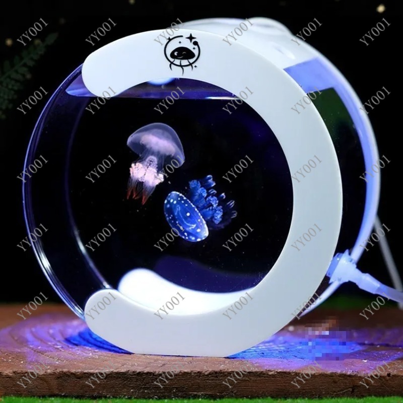 卓上循環式クラゲ水槽　小型ペット飼育ボウル - Aquarium Fish Artificial のレビューと価格