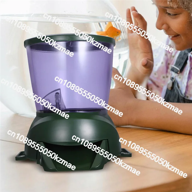 時間制限付き自動給餌器、大容量電動池用ディスペンサー、グリー - Aquarium Fish Feeder Automatic のレビューと価格