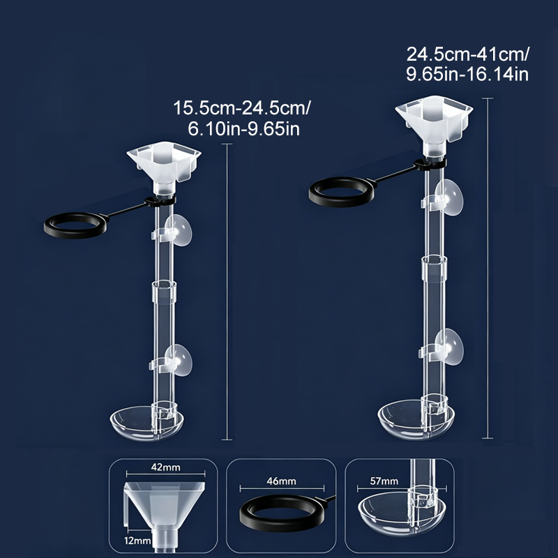 アクリル製水槽用フィーダー 透明チューブ 伸縮式多機能フィッ - Aquarium Fish Food のレビューと価格