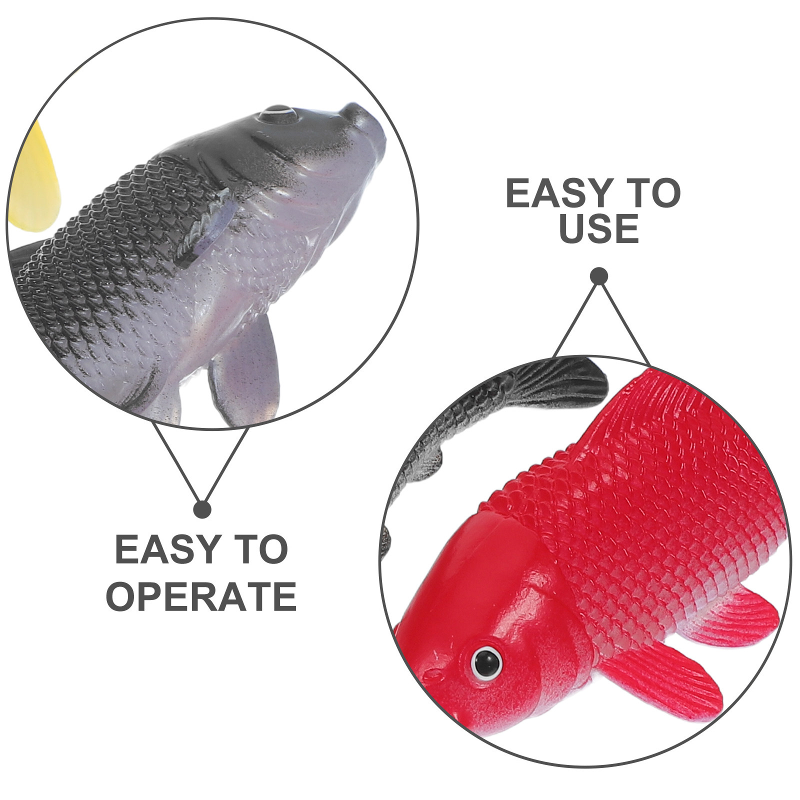 3 個の魚工芸品おもちゃリアルなプラスチック魚の置物人工水槽 - Aquarium Fish Artificial のレビューと価格