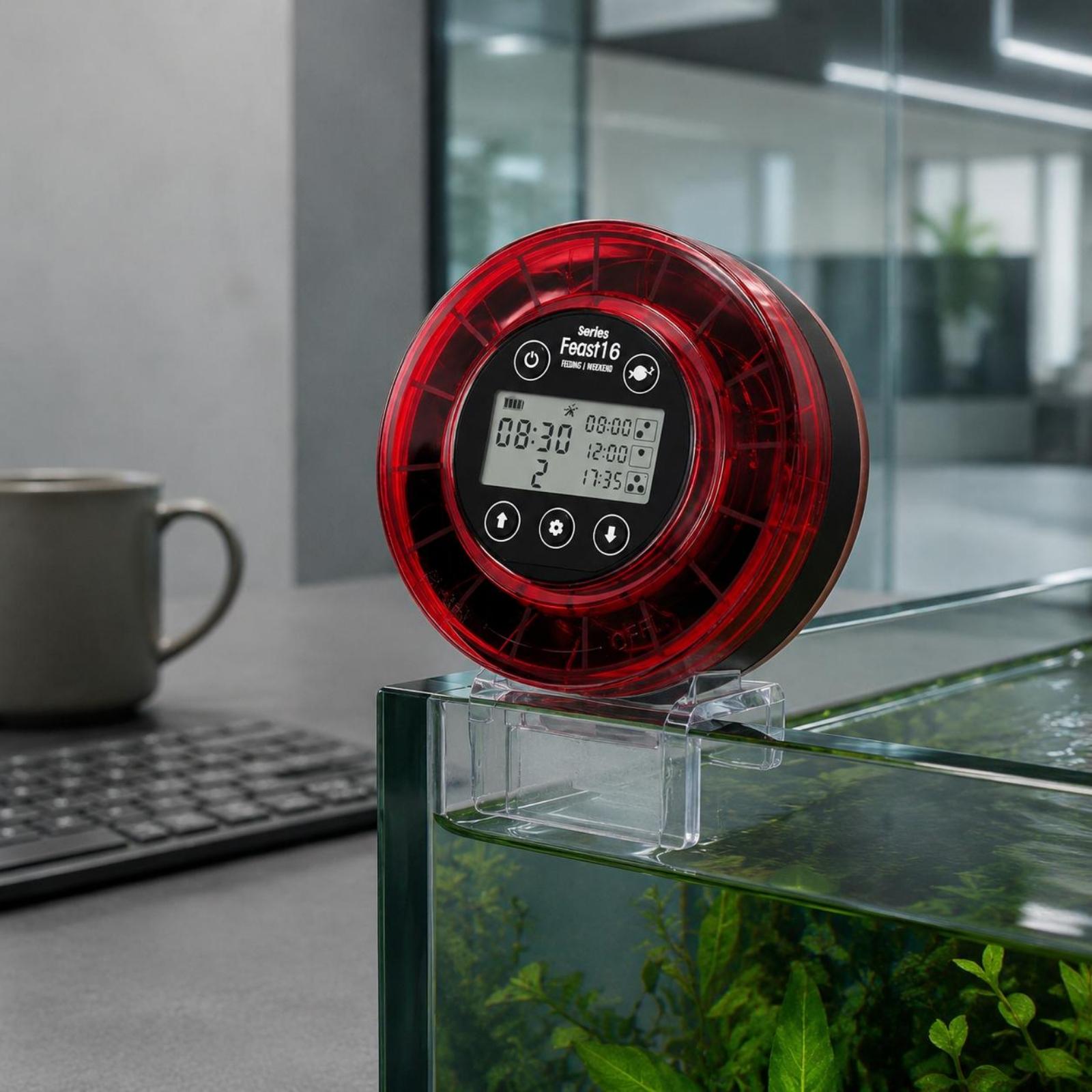 自動魚フィーダー、調節可能な給餌量、自動水槽フィーダー、デジ - Aquarium Fish Feeder Automatic のレビューと価格