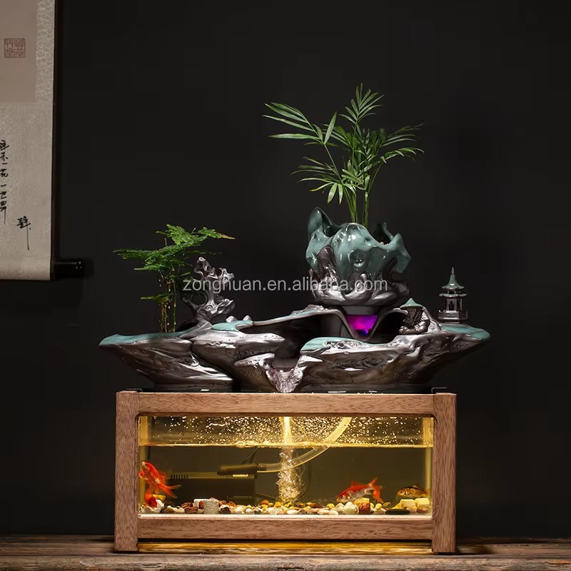新しいクリエイティブで人気のあるロックガーデン装飾アクセント - Aquarium Fish Popular のレビューと価格