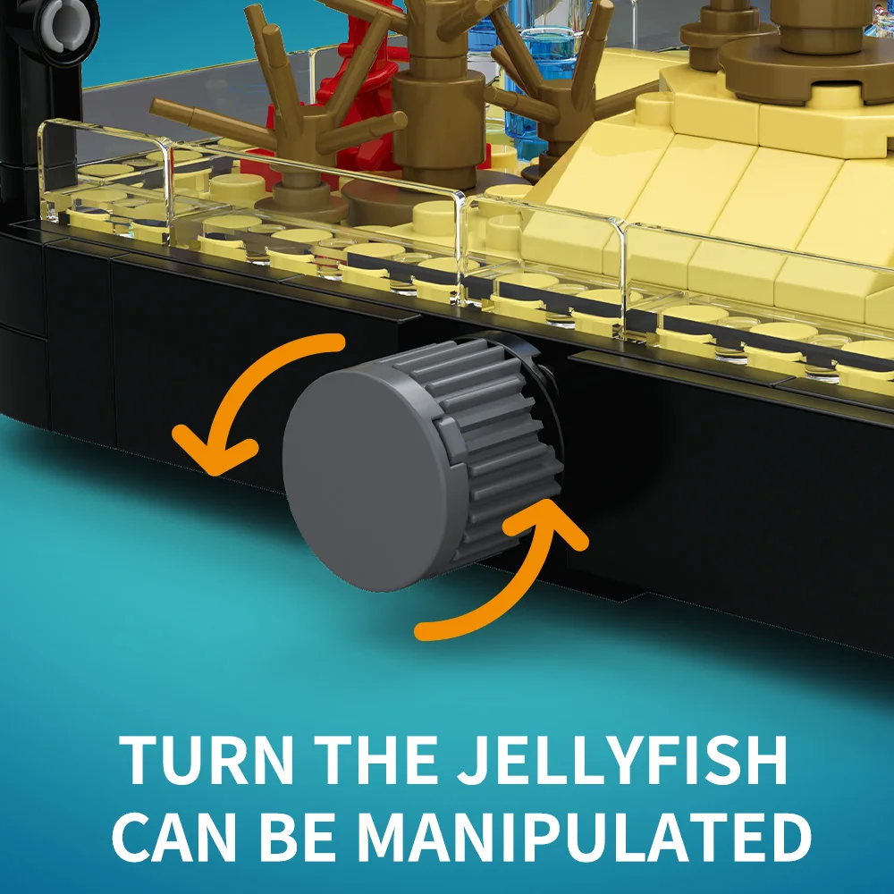 ライト付き水槽ビルディングブロックセット、水槽、海洋カメ、1 - Aquarium Fish Lego のレビューと価格