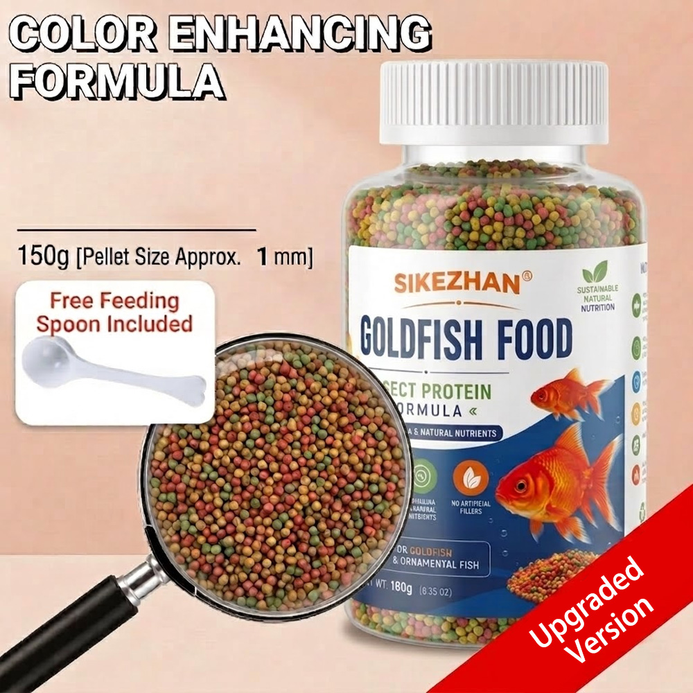 色を良くする金魚用飼料、昆虫タンパク質マイクロペレット、清流 - Aquarium Fish Food のレビューと価格