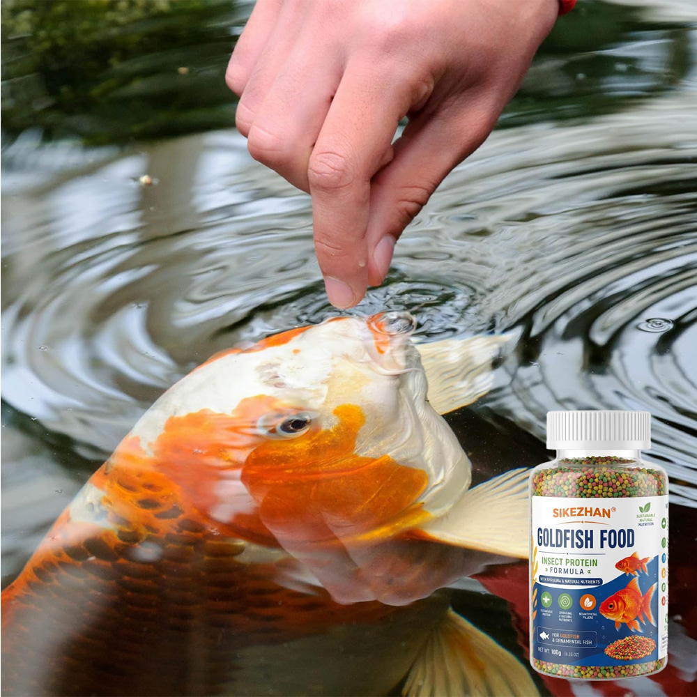 色を良くする金魚用飼料、昆虫タンパク質マイクロペレット、清流 - Aquarium Fish Food のレビューと価格