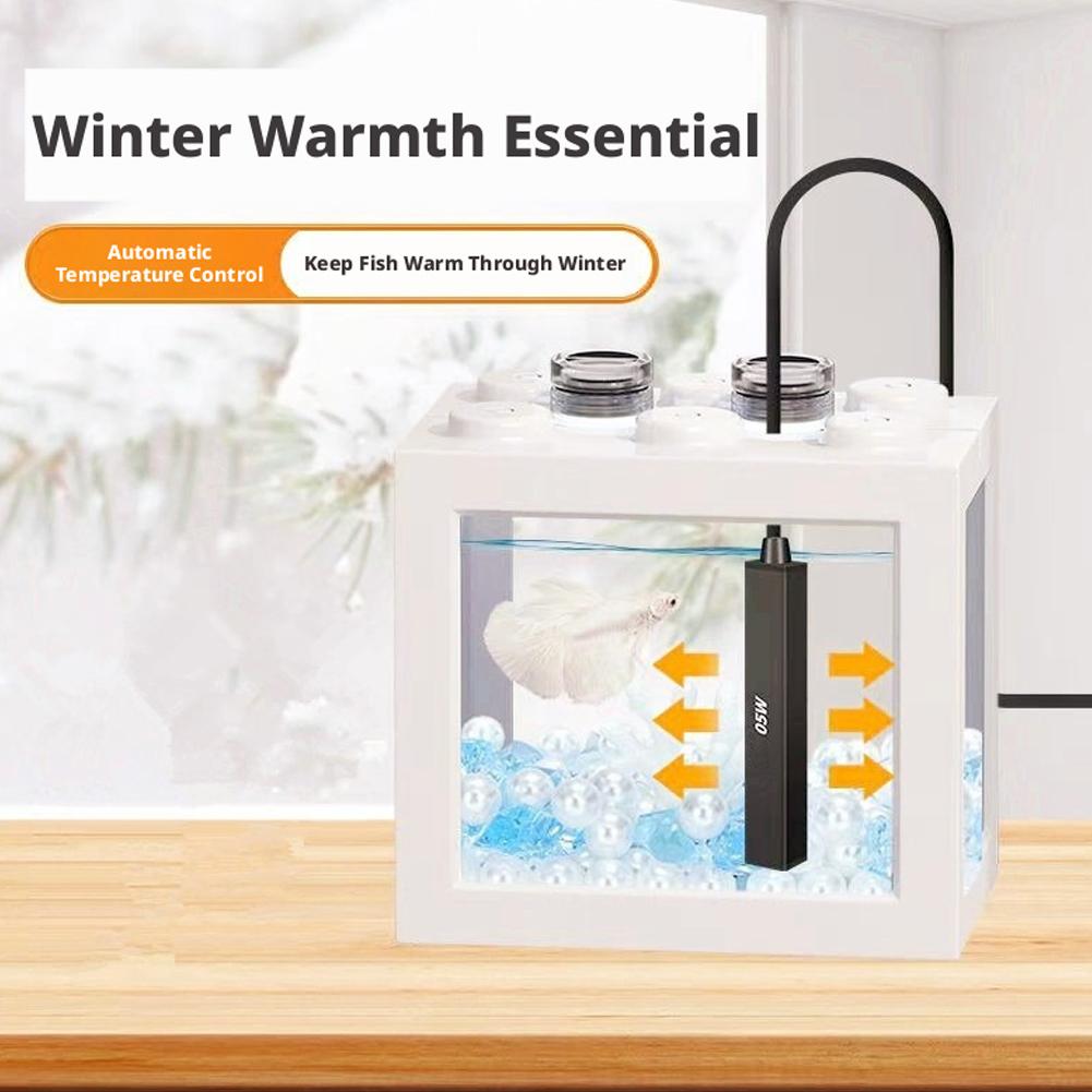 ミニ USB 水族館ヒーター 5V 自動定温加熱ロッド小型水 - Aquarium Fish House のレビューと価格