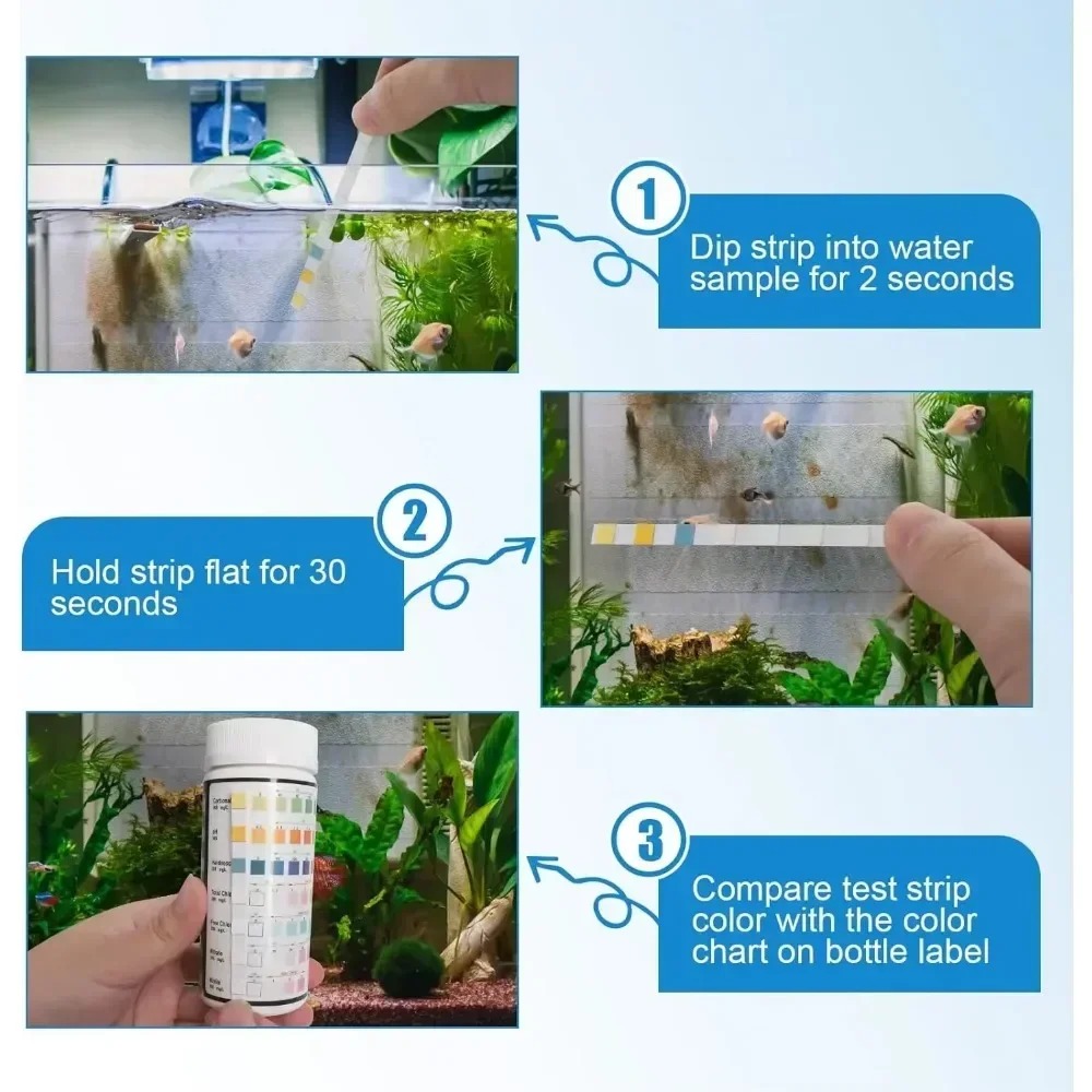 水槽用pHテストストリップ 淡水プール 水槽 水質 魚タンク - Aquarium Fish House のレビューと価格