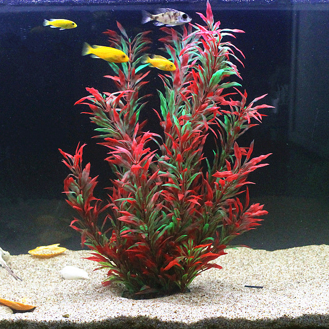 人工水槽50cm,珍しい植物,水族館,偽の竹の葉,水草,プラ - Aquarium Fish Artificial のレビューと価格