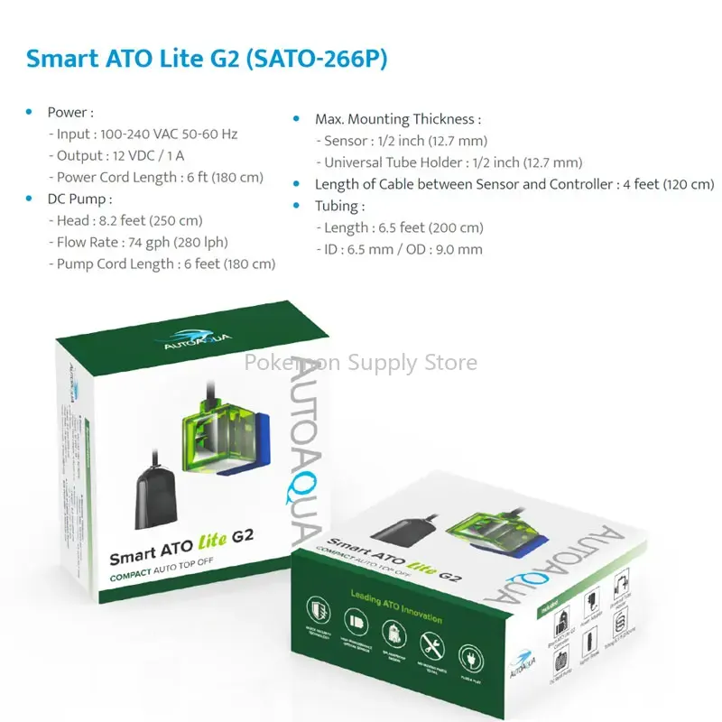 AutoAQUA スマート ATO Lite SATO-26 - Aquarium Auto Top Off のレビューと価格
