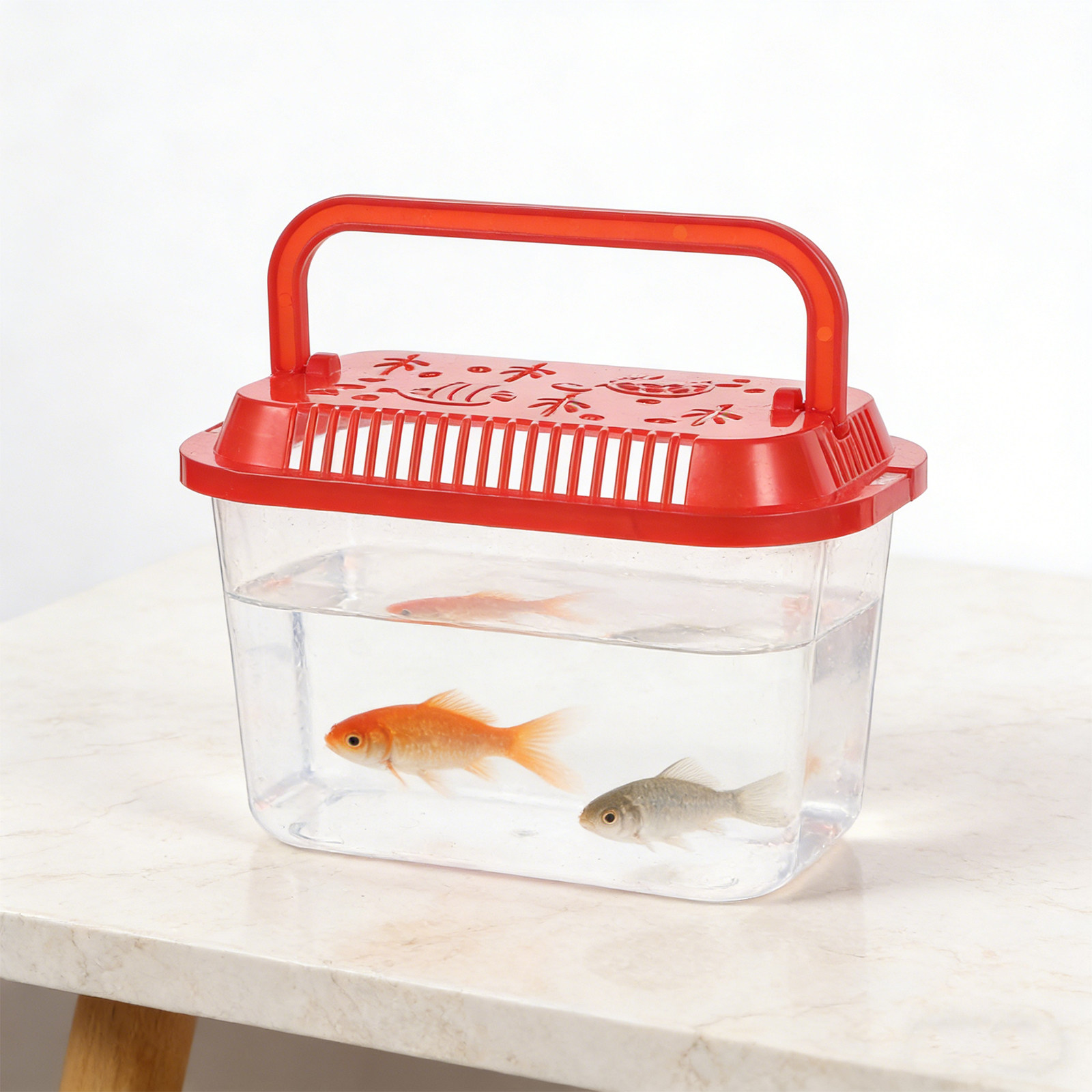 5個入り魚輸送容器 ポータブルミニ水槽 プラスチック製水槽  - Aquarium Fish House のレビューと価格
