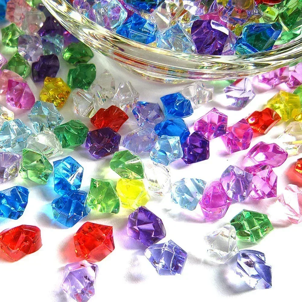 水槽用のカラフルなアクリル角氷,花瓶の装飾,植物フィラー,小 - Aquarium Fish Lego のレビューと価格