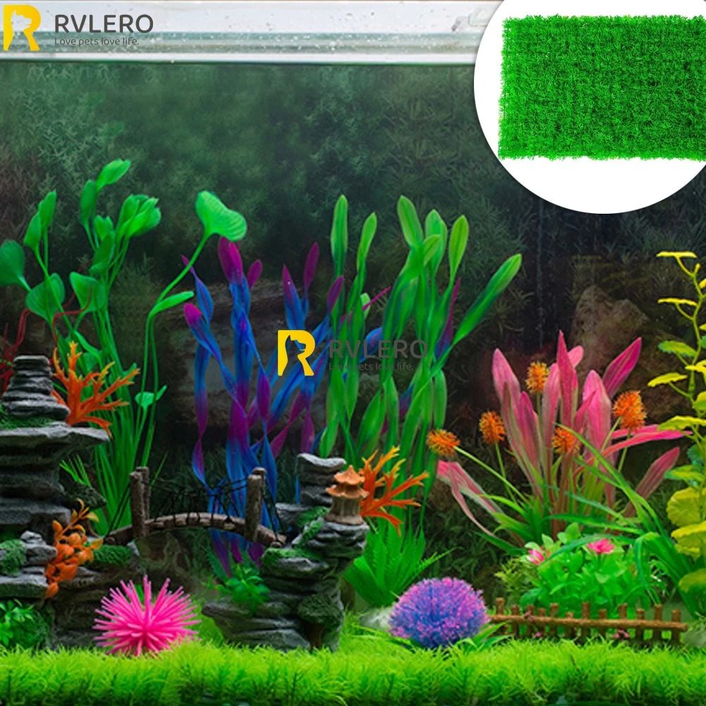 水族館の水槽の装飾のための人工草、柔らかい高密度、分割可能な - Aquarium Fish Artificial のレビューと価格