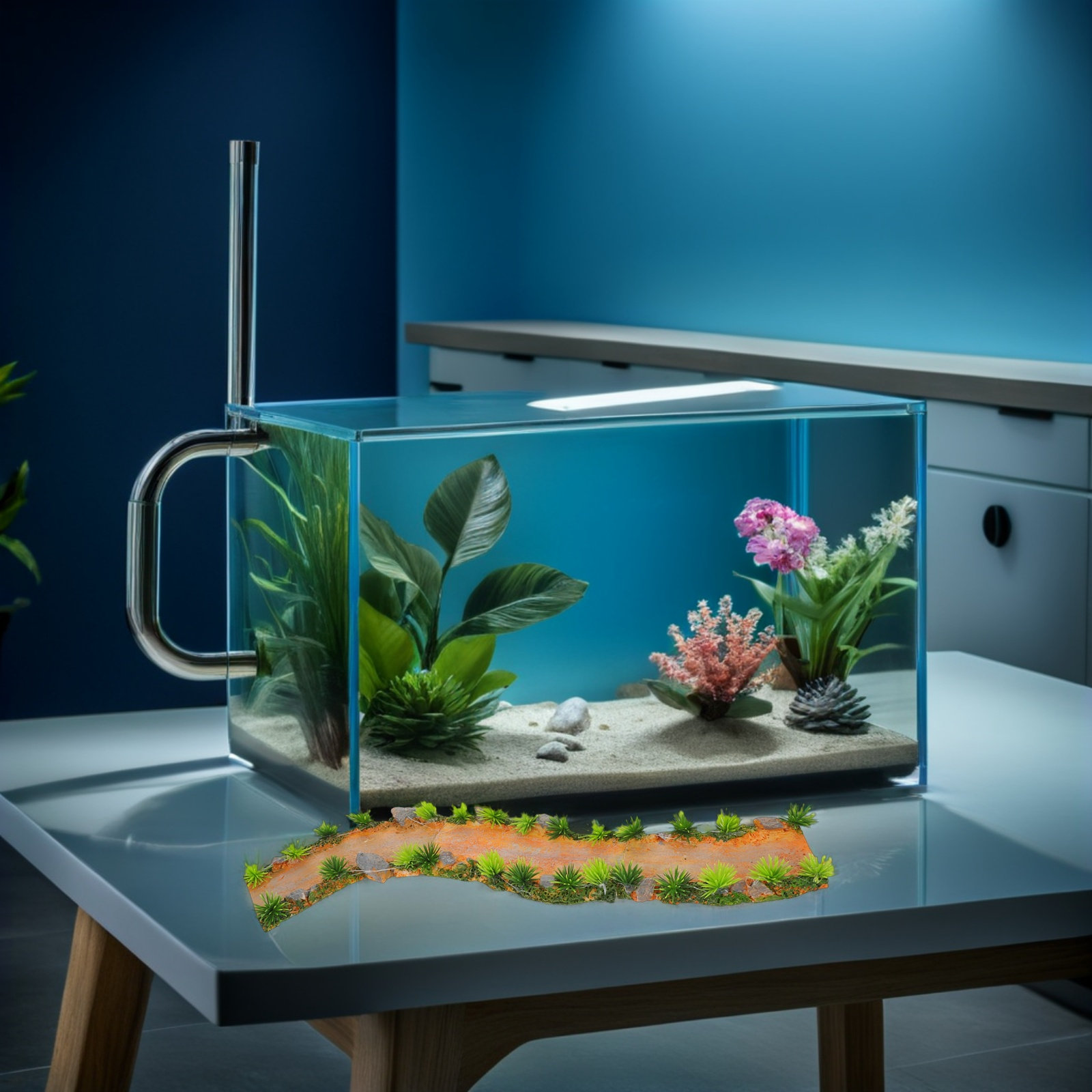 3個入り アクアリウム ガーデンパス スタチュー 魚橋 風景 - Aquarium Fish Bridge のレビューと価格