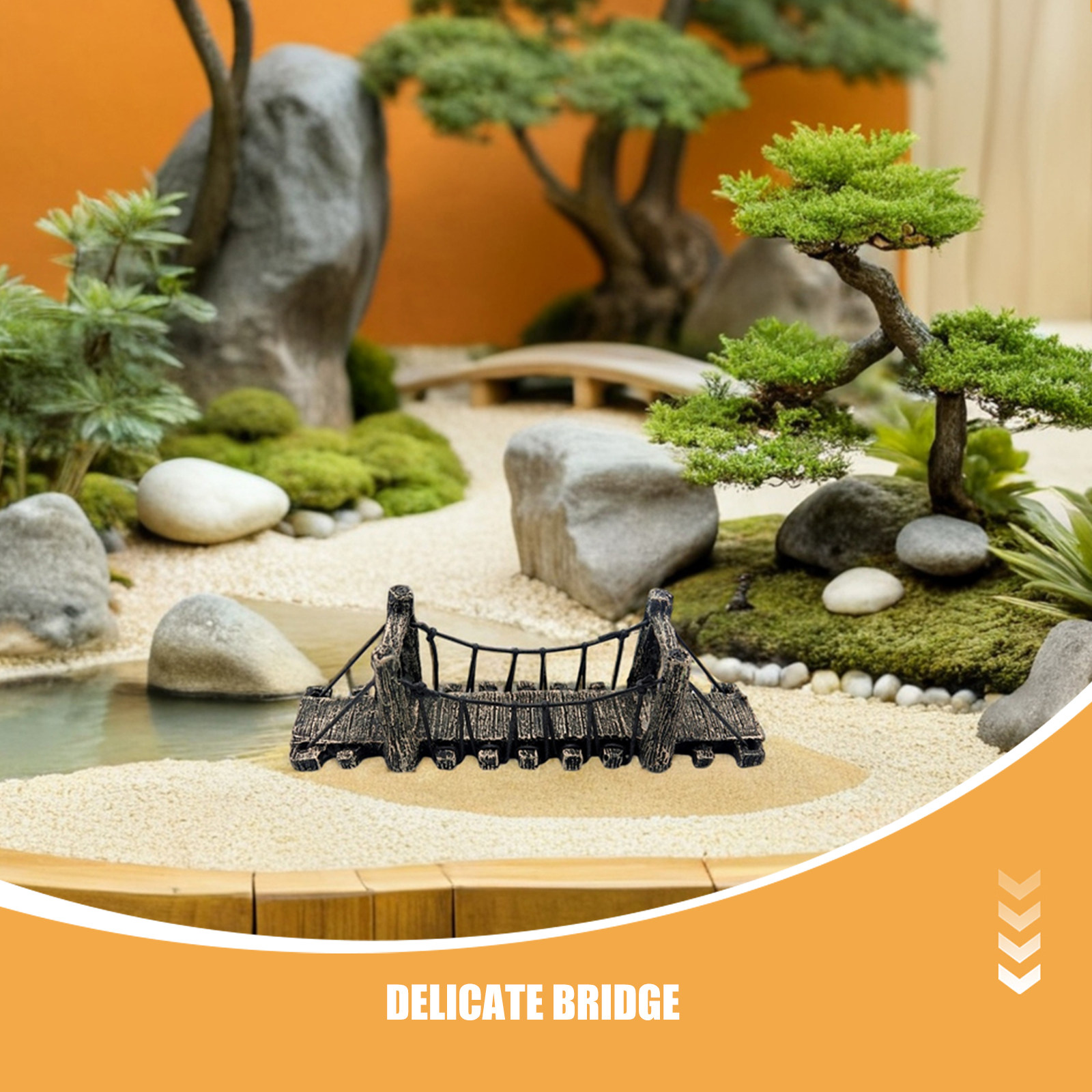 2個入り ガーデン装飾 魚タンク アクアリウム ランドスケー - Aquarium Fish Bridge のレビューと価格